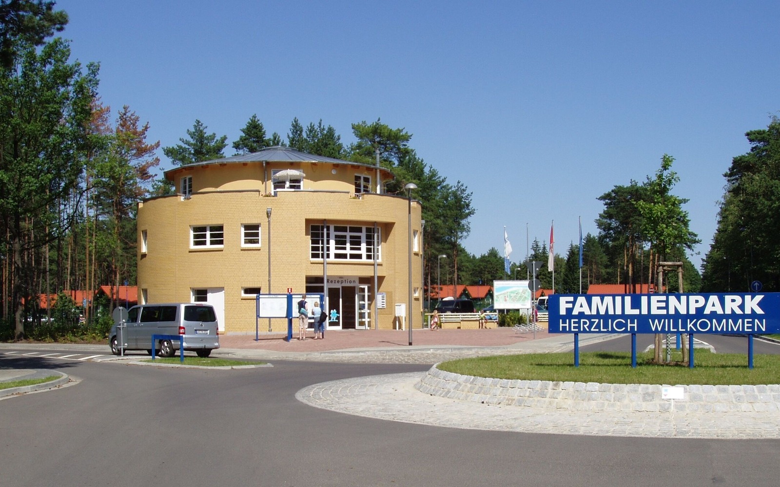 Rezeption Familienpark Senftenberger See, Foto: Zweckverband Lausitzer Seenland Brandenburg, Lizenz: Zweckverband Lausitzer Seenland Brandenburg