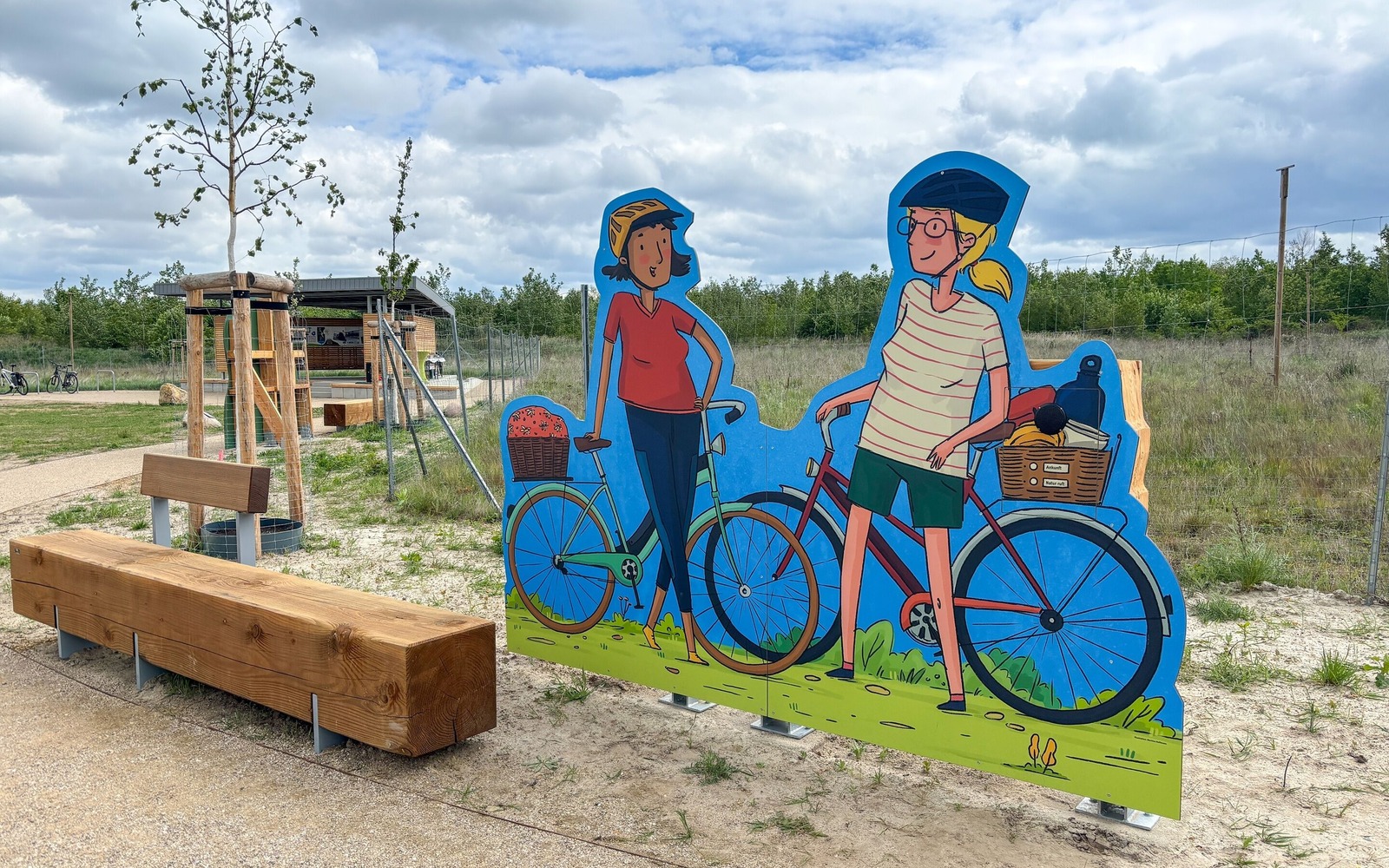 Nature Information Point at Lake Sedlitz, Foto: Julia Kussatz, Lizenz: Zweckverband Lausitzer Seenland Brandenburg