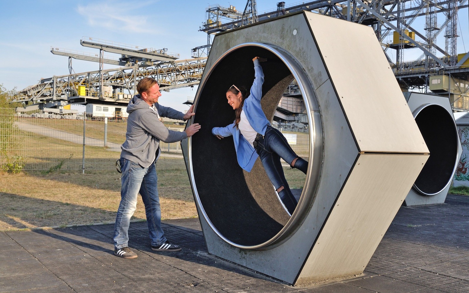 Am Besucherbergwerk F60, Foto: Nada Quenzel, Lizenz: Nada Quenzel