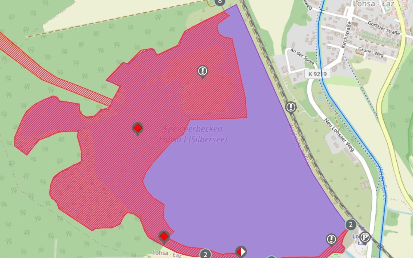 Angelkarte Silbersee, Foto: LVSA